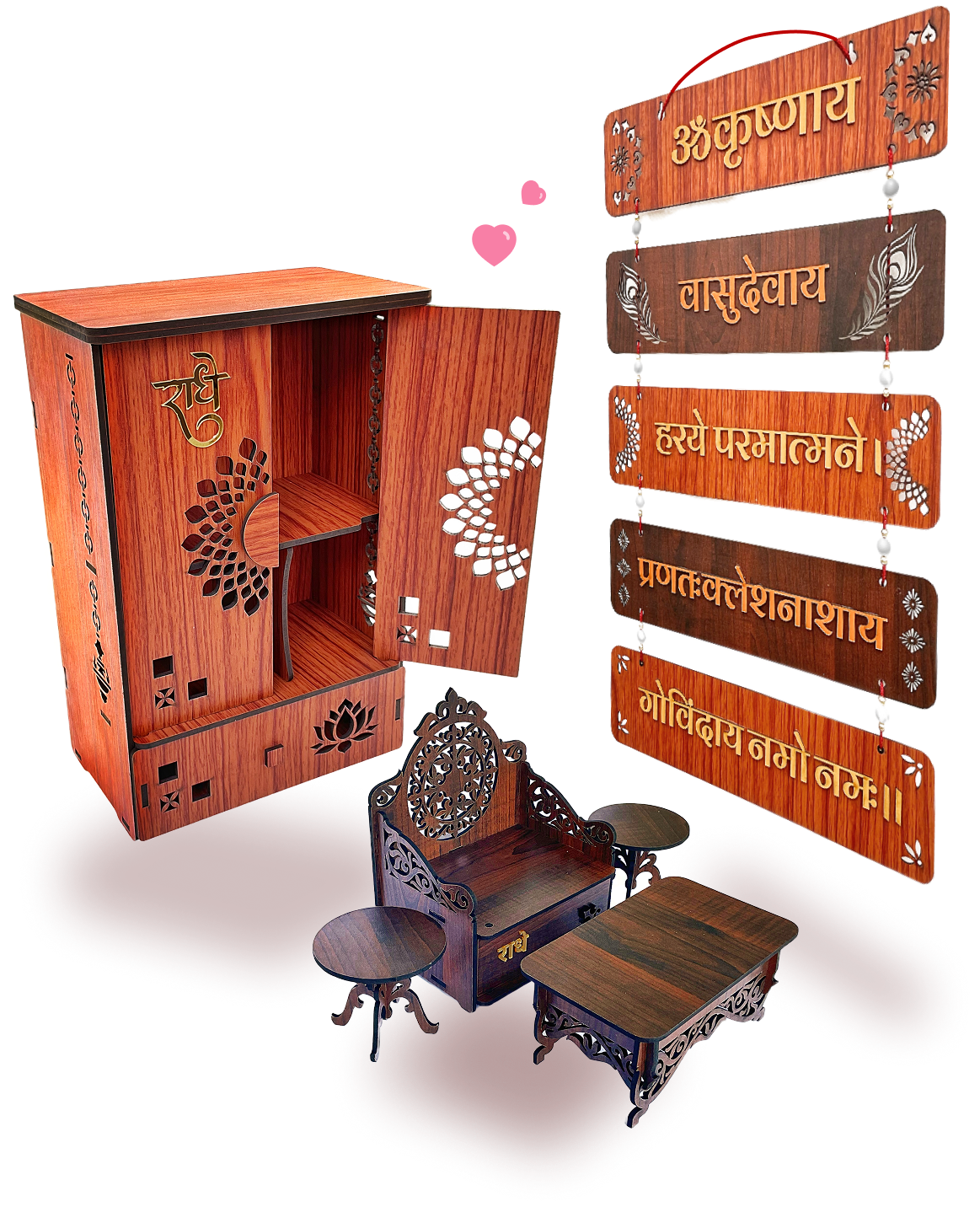 Exquisite Sihasan for Laddu Gopal